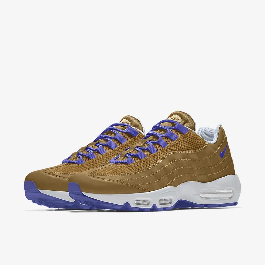 Giày Nike Air Max 95 By You Nam Nâu